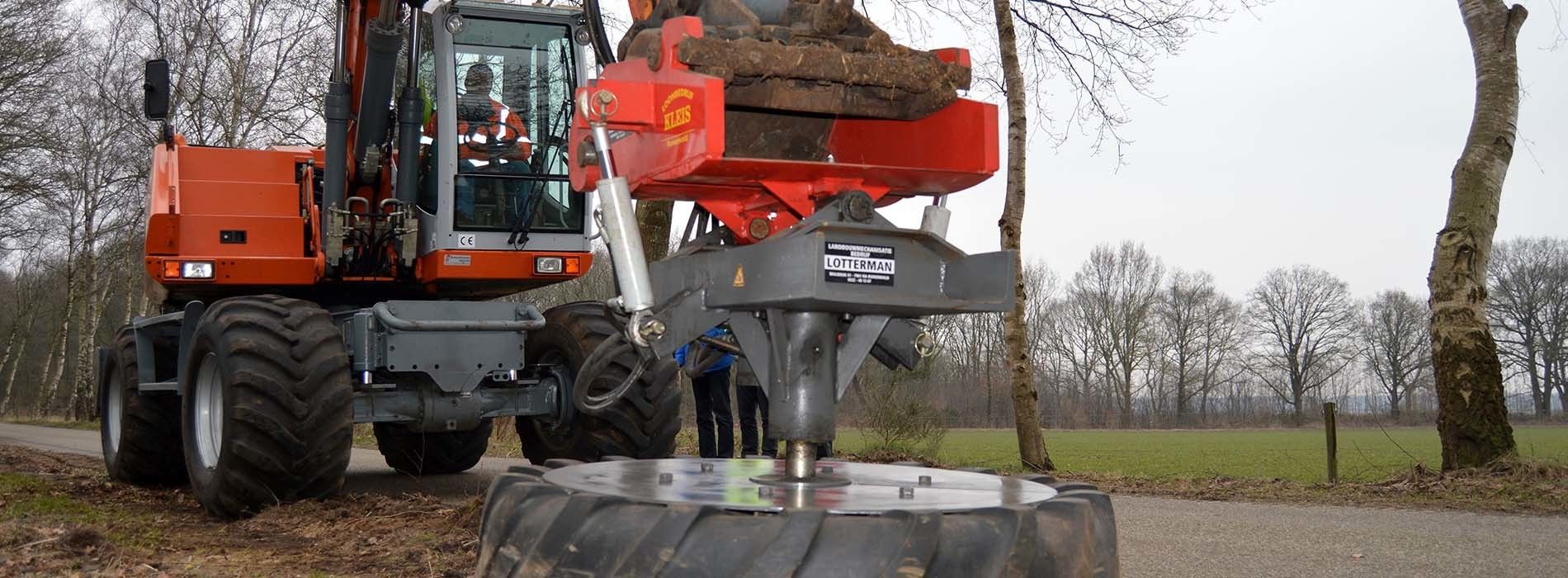 tractor graven